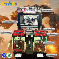 Simulateur de tir d'arcade de tir en salle de jeux d'arcade Razing Storm, jeux vidéo de tir, machine de tir