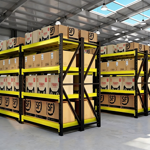 Étagères en acier réglables pour entrepôt, étagères de stockage robustes, rayonnages empilables pour entrepôt, 200 kg, 300 kg, 500 kg, étagère empilable pour <span class=keywords><strong>garage</strong></span> - Product Image 1