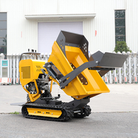 OEM ODM Hochwertige hydraulische 500kg Mini Garden Compact Track Gummi Crawler Dumper zu verkaufen
