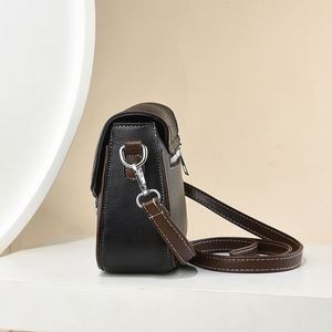 Sac Hobo Vintage en Cuir Façon Crocodile avec Rabat, Petit Sac Bandoulière Selle, Sac à Main Tendance en Cuir avec Fermoir Métallique, Sac Croisé Alligator - Product Image 3