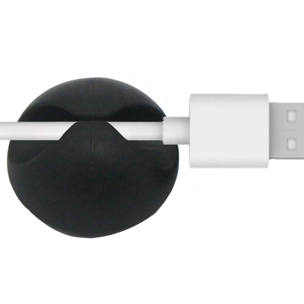 Eco Vriendelijke Aangepaste Ontwerp Zachte Pvc Rubber Usb Draad Desktop Kabel Houder Clip