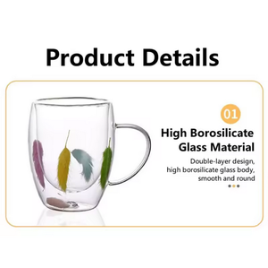 <span class=keywords><strong>Barista</strong></span> Accessoires Réutilisable Lait Eau <span class=keywords><strong>Tasse</strong></span> À Café Isolé <span class=keywords><strong>Double</strong></span> <span class=keywords><strong>Paroi</strong></span> Haute Borosilicate Verre Café Kit Outils <span class=keywords><strong>Tasse</strong></span> À Café - Product Image 3