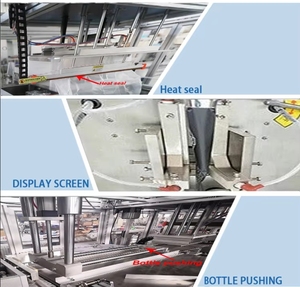 Machine automatique de remplissage et d'emballage pour flacons de sirop contre la toux de 30 ml, flacons vides en PET mat et ensacheuse - Product Image 5