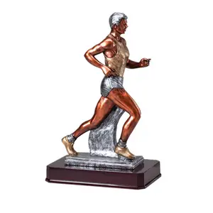 Resina masculina corredor estatueta trofletismo