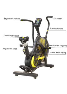 Vélo pneumatique <span class=keywords><strong>d</strong></span>'<span class=keywords><strong>assaut</strong></span> commercial professionnel pour la salle de sport et l'entraînement cardio à domicile vélo <span class=keywords><strong>d</strong></span>'exercice de fitness intérieur - Product Image 6