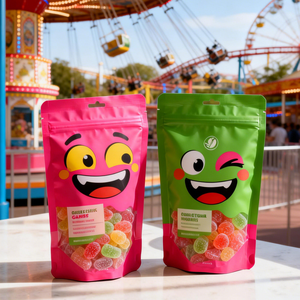 Bolsas Personalizadas con Logotipo, Bolsas Resellables, Bolsas Doypack, Bolsas de Plástico y Aluminio con Cierre Zip <span class=keywords><strong>para</strong></span> Envasado de Alimentos, Nueces de Anacardo - Product Image 2