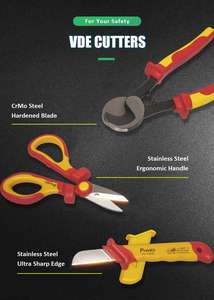 PK-2836M 1000V isoliertes Werkzeugset (41 Stück) eignet sich zum Testen von Elektro werkzeugen wie Elektro fahrzeugen und Flugzeugen - Product Image 4