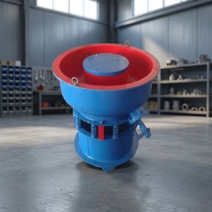 Machine de découpe de pierres précieuses en acier inoxydable, machine de finition vibrante pour formes irrégulières (85 kg) pour la fabrication de bijoux, couleur bleu rouge - Product Image 4