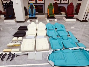 Accessorio Interno Auto YLD Kit di Aggiornamento <span class=keywords><strong>Sedili</strong></span> <span class=keywords><strong>Audi</strong></span> A6 C7 Stile S6 con Copertura in Pelle Anteriore e Posteriore per <span class=keywords><strong>Audi</strong></span> A6 - Product Image 5