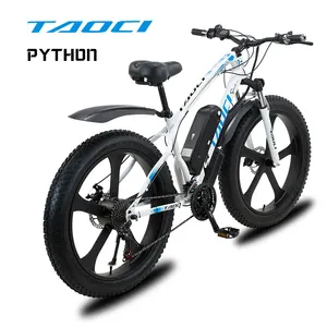 2024 TAOCI PYTHON 1000W Bicicleta eléctrica FAT TYRE BIKE ELÉCTRICA EBIKE MUD 13H 1000W 48V moto