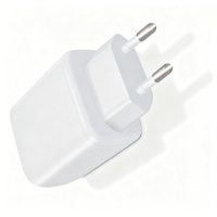 Chargeur rapide double port 65W PD 3.0/GaN QC3.0 SCP avec conception ignifuge pour téléphone portable, ordinateur portable, montre connectée (ports Type-C) OVP Electric
