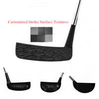 Clubs de golf pour gauchers de haute qualité, fabrication OEM personnalisée, fraisage CNC, tête de putter à lame imperméable, vente en gros d'usine, graphite portable