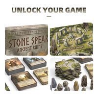 Cartes d'art personnalisées de luxe et jetons décoratifs pour événements thématiques, cadeaux de team building pour employés, ensemble de jeux de société