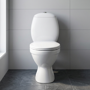 Square <b>Back</b> To Wall Two Piece WC P Trap Rimless Flush Ceramic Toilet With Nano Glaze Water Closet Toilets Set - Product Image 5