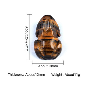Colgante de cristal de cuarzo natural con diseño de rana, 7 <span class=keywords><strong>chakras</strong></span>, cadena, llavero, artesanía, joyería, decoración para bolsos de fiesta, regalo - Product Image 2