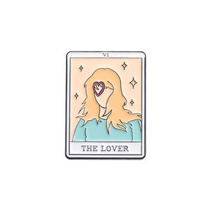 Pins de <span class=keywords><strong>tarot</strong></span> de gato champán de dibujos animados creativos - Product Image 6