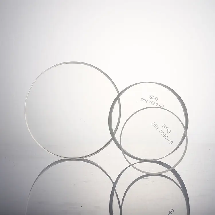 Resistente alle alte temperature trasparente borosilicato vista lastra di vetro