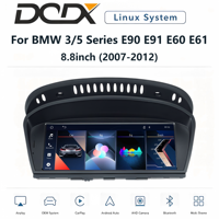 Autoradio pour BMW Série 3/5 E90 E91 E60 E61 CCC/CIC 8,8 pouces, système Linux, multimédia sans fil, Android Auto & CarPlay