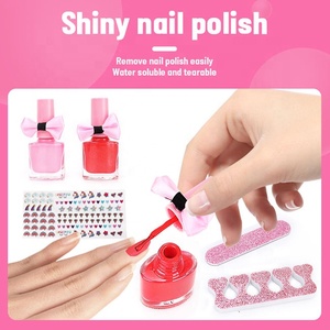 Samtoy juego de simulación belleza niños bolsa de cosméticos maquillaje conjunto lápiz labial esmalte de <span class=keywords><strong>uñas</strong></span> lavable <span class=keywords><strong>niñas</strong></span> maquillaje <span class=keywords><strong>Kit</strong></span> conjuntos juguete <span class=keywords><strong>para</strong></span> niños - Product Image 2