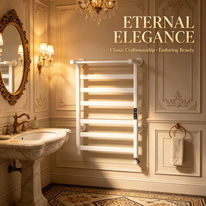 Scaldasalviette Elettrico in Acciaio Dolce con Installazione a Parete, Smart WiFi, a Risparmio Energetico, Facile <span class=keywords><strong>da</strong></span> Montare <span class=keywords><strong>Fai</strong></span>-<span class=keywords><strong>da</strong></span>-<span class=keywords><strong>te</strong></span> - Product Image 6