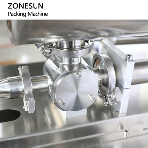 Zonesun ZS-FS200D1 tự động mật ong sốt cà chua nước sốt dán nhỏ gói dọc hình thức điền niêm phong máy với trộn Phễu - Product Image 5
