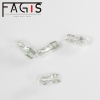Meilleure qualité du fabricant T10 W5W 194 158 Ampoules d'éclairage de voiture transparentes 12V 5W Offre Spéciale ampoules de phares et d'instruments automatiques