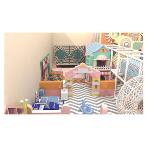 Atractivo Equipo de Juegos Interior Personalizado, Set de Juegos Suaves, Coche <span class=keywords><strong>Infantil</strong></span>, Piscina de Pelotas, Tobogán, Proyector de Pelotas para Recreación - Product Image 3