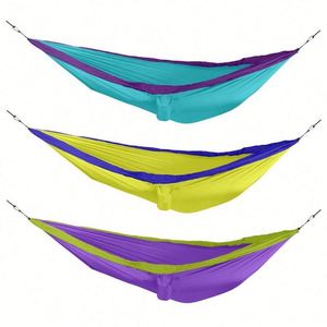 Hamaca Portátil de Nailon para Acampar SP - Asiento Individual/Doble, Capacidad de 300 kg, Ligera, 700 g, 265x140 cm, Accesorio para Exteriores, Uso para Adultos - Product Image 3