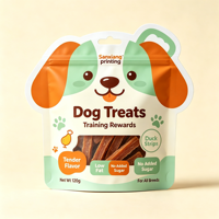 Sachets souples personnalisés en BOPP pour aliments pour chiens et chats, à fond plat, recyclables, résistants à l'humidité, pour 1kg, 5kg, 10kg