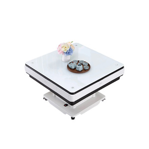 Table de mahjong automatique moderne de luxe ultra-fine, table basse électrique silencieuse, double usage, deux-en-un, pour la maison, le salon - Product Image 5
