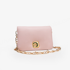 Bolso de Mano de Lujo para Mujer, Diseño Moderno 2024, Cadena, Cierre de Cremallera, Cuero PU de Alta Calidad, Forro de Poliéster, Ideal para Oficina y Fiestas - Product Image 2