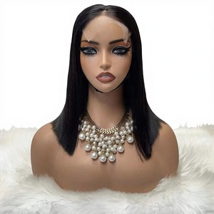 Parrucca riccia in capelli umani brasiliani senza colla <span class=keywords><strong>per</strong></span> bambine e ragazze, con chiusura in pizzo trasparente piccola, all'ingrosso - Product Image 4