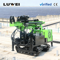 Foreuse hydraulique diesel sur chenilles pour forage de roche, machine de forage en profondeur pour l'exploitation minière, les carrières et la construction