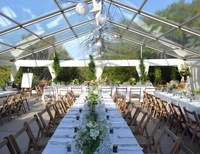 Tente de fête Royal en cristal, structure en aluminium Durable, à vendre