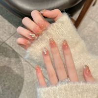 Design #2763/#2765 3D serpent fait à la main presse sur les ongles acrylique haute qualité étincelant strass luxe faux ongles artificiels