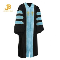 Jubah Gereja Tradisional dengan Desain Elegan untuk Ibadah, Jubah Paduan Suara Gereja yang Dapat Disesuaikan dengan Kain yang Tahan Lama