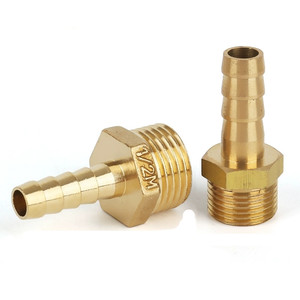 <strong>1</strong>/<strong>4</strong>&quot; Male <strong>NPT</strong> X <strong>1</strong>/<strong>4</strong>&quot; Brass Hose Barb Fitting - Product Image 3