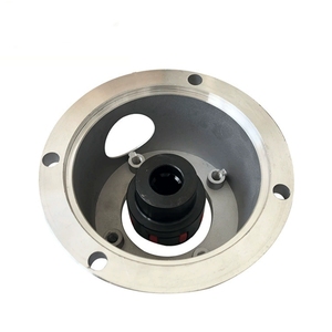 Bride de couvercle de pompe de <span class=keywords><strong>fonderie</strong></span> en aluminium personnalisée, boîtier de <span class=keywords><strong>cloche</strong></span> hydraulique en aluminium - Product Image 3