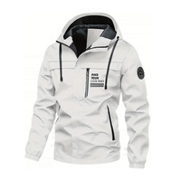 Veste décontractée imperméable en fibre de polyester pour homme, coupe régulière, nouvelle collection printemps/automne 2026, tendance transfrontalière