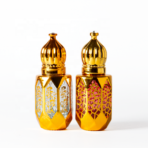 Lujo 3ml 6ml alto grado nuevo diseño pequeña capacidad portátil reciclable bola botella 12ML botellas de vidrio Vintage <span class=keywords><strong>para</strong></span> Attar - Product Image 4