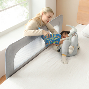 Foshan shunde bedrail OEM Portable métal sécurité roi reine taille Protection bébé garde lit Rails barrière garde pour les tout-petits - Product Image 3