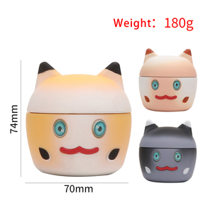 Erliao simpatico <span class=keywords><strong>gatto</strong></span> a forma di zinco lega di erbe smerigliatrice, multistrato adorabile frantoio di spezie per <span class=keywords><strong>il</strong></span> fumo - Product Image 2