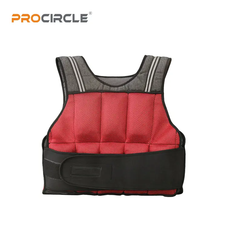 Wt8004 trọng vest với sọc phản quang sức mạnh cơ thể đào tạo trọng lượng vest cho tập thể dục tập luyện chạy đào tạo 5/8/10kg