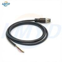 Connecteur mâle M12 à 8 broches surmoulé, codage A, pour encodeurs absolus et capteurs multicanaux