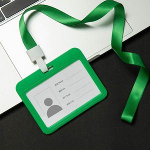 PP ID Credit <b>Card</b> <b>Holder</b> With Clear Acrylic Window for Students and Office Workers Name <b>Card</b> Case Tag - Product Image 3