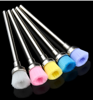 Perceuse à ongles acrylique en vrac Mini brosse électrique 3/32 ''brosse de nettoyage de la poussière des ongles pour forets à ongles sans boîte