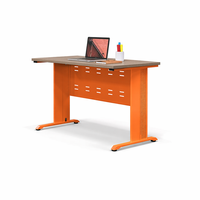 Bureau de travail modulaire pliable en fer moderne, petit bureau pour la maison, coworking et espaces de travail en équipe
