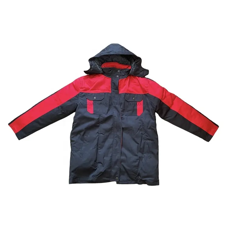 High Quality Long Sleeve Durable Safety Clothing Winter Jacket Workwear Garments