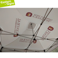Kustom 3x3 tenda acara lipat tenda dalam ruangan/luar ruangan Logo tenda Gazebo kanopi untuk pesta pameran dagang cetak untuk dipesan