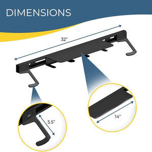El sistema de suspensión de bicicleta vertical JH-Mech ahorra espacio perchas de bicicleta ajustables para garaje soporte de bicicleta montaje en pared - Product Image 2